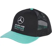Adidas Mercedes-amg Petronas F1 Team Dna Flatbrim Cap Noir 60 cm