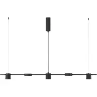 Lyora Suspension noire Nordik Motif 127cm