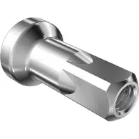 Dt Swiss Aluminum Hidden F 2.0/fg 2.3 Bike Nipples Argenté 12 mm
