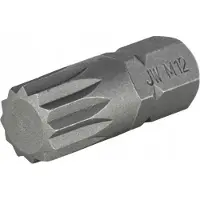 Jonnesway Embout cannelé m12 x 30mm 6-angle. 10mm