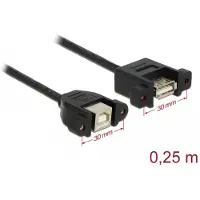 DeLOCK Câble Intégré USB B USB A -