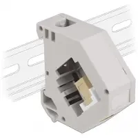 DeLOCK Montage sur rail DIN 35 mm - Beige -