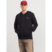 Jack & Jones Veste de survêtement gris / noir