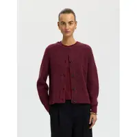 Selected Lulu Cardigan Rouge XL Femme