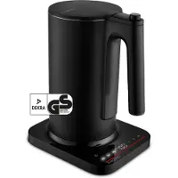 Medion Bouilloire numérique LIFE MD12106, puissance 2 200 watts, capacité 1,5 litre, écran LED, barre lumineuse LED, programmes automatiques, sécurité enfants, noir