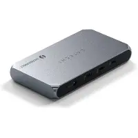 Satechi 4-in-1 Hub USB-C avec Ethernet – 3 ports USB-C 3.2 Gen2 – 1 port Ethernet 2.5Gb – Connexion d'entrée principale Type-C, USB 3.2 Gen2