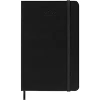 Sonstige Verlage Moleskine 8056999274603 MOLESKINE Calendrier de poche 2026, jours, P/A6,couverture rigide,noir