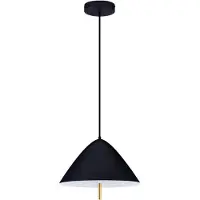 Nova Luce Oros - lampe suspendue - Ø 40 x 150 cm - 17W LED inclus - noir sablé