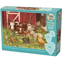 Cobble Hill Puzzle Pièces XXL - Barnyard Babies - 200 à 499 pièces