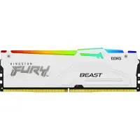 Kingston Technology FURY Beast 32GB 6000MT/s DDR5 CL36 DIMM (Kits de 2) White RGB EXPO