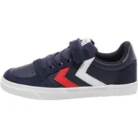 Hummel Baskets 'Slimmer Stadil' bleu foncé / rouge / blanc