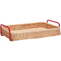 Hubsch Joli Plateau Attelle Rouge/naturel | 991913