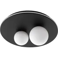 Lyora Plafonnier design Velna noir Ø 40cm