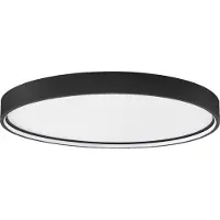 Lyora Plafonnier rond Olaf noir Ø 60cm