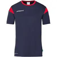 Uhlsport Squad 27 Jersey Homme à manches courtes - Marine / Rouge