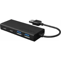 Icy Box IB-HUB1426-U3 - Concentrateur - 2 x SuperSpeed USB 3.0 + 2 x USB-C - Ordinateur de bureau