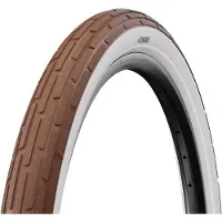 Schwalbe 60-584 Motion FAT FRANK, pneu à fil, avec protection K-Guard, couleur marron/bande blanche réfléchissante