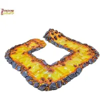 Archon Studio Dungeons & Lasers Expansion Set: MODULAR LAVA (Matières plastiques)