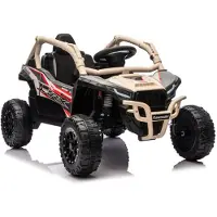 Leantoys Batterie automobile Kawasaki JS330 24 V 5 Ah, noir et beige