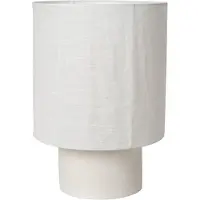 Lucide Lampe de table Tissaja Ø 35cm de blanc