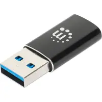 Manhattan USB-A auf USB-C Adapter USB 3.2 Gen 2 10Gbps