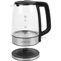Emerio Bouilloire 1,7 L – Éclairage LED – Protection contre la surchauffe – Indicateur de niveau d’eau – 2200 W – WK-130126
