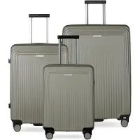 Bugatti trolley Linea Hard-Top Case S / M / L Olive gris-vert 56cm