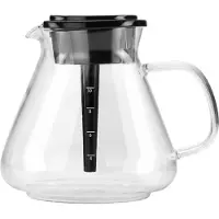 OBH Nordica -lasikannu Blooming-kahvinkeittimiin, 1,25 L, Machine à café : accessoires, Transparent
