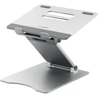 Alogic Elite Plus Höhenverstellbarer Laptop-Ständer, Support pour notebook, Argent