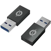 Conceptronic DONN10G changeur de genre de câble USB A USB C Noir