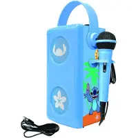 Disney Enceinte connectée Hi-Fi BTP185DZ Bluetooth lumineuse Stitch avec micro