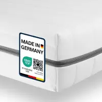 NovaSleep Matelas ergonomique à 7 zones - Matelas 70 x 200 cm en mousse à froid, 7 zones de confort, matelas H2 H3, matelas en mousse à froid 70 x 200 cm adapté à toutes les positions de sommeil