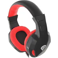Genesis Argon 110 Headset Wired Head-band Gaming Noir, Rouge