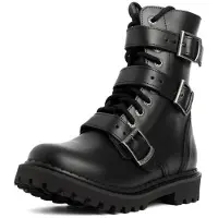 Angry Itch Bottes en cuir - 10-Loch Ranger 3 Buckles Light 41