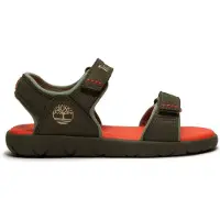 Timberland Sandales plates PERKINS ROW garcons - Vert - 35