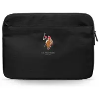 U.S. POLO ASSN. Polo brodé 13 "juodas (13"), Sac pour notebook, Noir