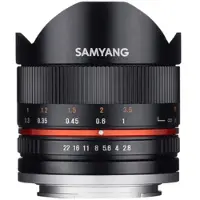 Samyang 8mm f/2.8 Fisheye Fujifilm Noir