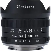 7artisans 7.5 mm F2.8 mark II Sony (E Mount) noir