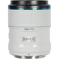 Sirui 23mm F1.2 APSC Auto-Focus Lens (Monture X, Blanc) (Fujifilm X, APS-C / DX), Objectif, Blanc