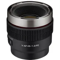Samyang V-af 45 Mm T1.9 Sony Fe Camera Lens Argenté