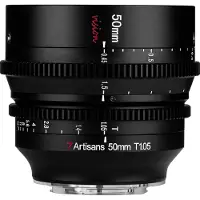 7artisans 50 mm T1.05 Panasonic/Leica/Sigma (L Mount) noir