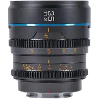 Sirui Nightwalker Series 35mm T1.2 S35 Manual Focus Cine Lens M4/3 Mount, gun metal grey