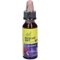 Rescue NUIT Kids Jolis Rêves Compte-gouttes Framboise - 10ml 10 ml Élixir