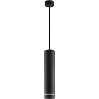 Lyora Esca avec anneau décoratif et lumière latérale, Variante : max. 10 W, GU10, noir