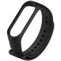 Beline pasek Mi Band 3/4 czarny/black ver2 (Plastique, Silicone), Sangles de montre, Noir