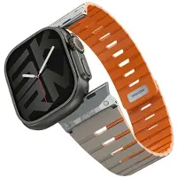 Skinarma Strap Gemini for Apple Watch 49/46/45/44 mm grey (44 mm, 45 mm, 46 mm, 49 mm, Acier inoxydable, Plastique, Silicone), Sangles de montre, Gris