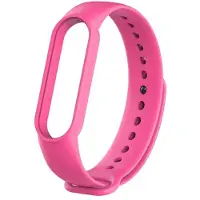 Beline pasek Mi Band 5 rózowypink (Plastique, Silicone), Sangles de montre, Pink, Rose