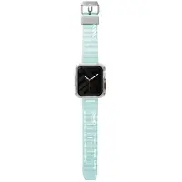 Skinarma Band Shokku Apple Watch 45/44/42mm blue (Plastique, Silicone), Sangles de montre, Bleu