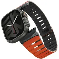 Skinarma Strap Gemini for Apple Watch 49/46/45/44 mm orange (Acier inoxydable, Matières plastiques, Silicone), Sangles de montre, Orange