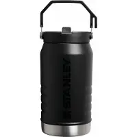 Stanley The IceFlow Jug Flip Straw 2.0 64oz, Black 10-13085-0233 bouteille thermos avec paille, 1.9L